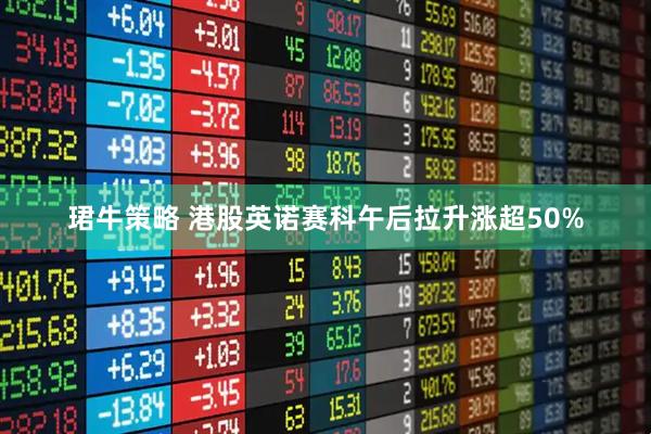珺牛策略 港股英诺赛科午后拉升涨超50%